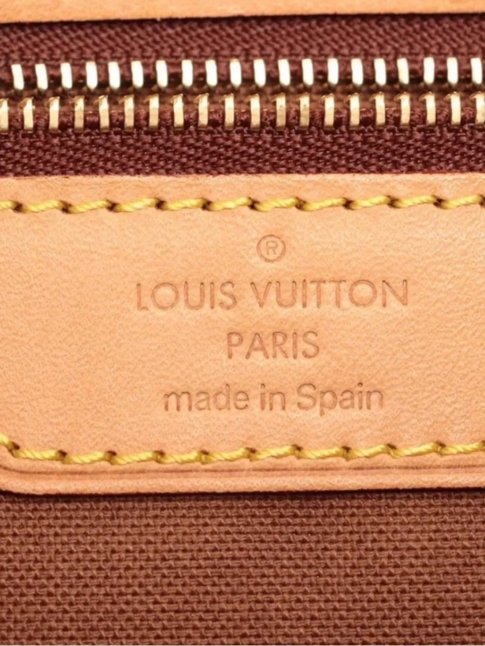 Classic Brown Leather LV Bag
